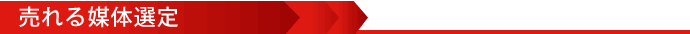 売れる媒体選定